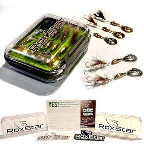𝐑𝐨𝐱𝐒𝐭𝐚𝐫 𝐅𝐥𝐲 𝐒𝐭𝐫𝐢𝐤𝐞𝐫𝐬 Ultimate Gift Set Bundle | Proven Nationwide to Out Fish Any Fishing Spinner. | Hand-Crafted in The USA | Trout, Bass, Steelhead, Pike!