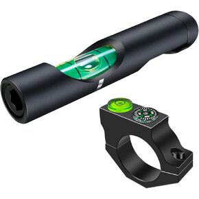 Rifle Scope Bubble Level Kit - High Precision Big Bubble Scope Level, Anti Cant Scope Level