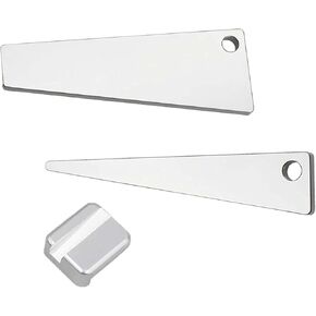 iFJF Optic Leveler Combo Compatible with Rifle Scope Adjustment and Leveling Scopes AR Leveling Adjust Sliver Aluminum