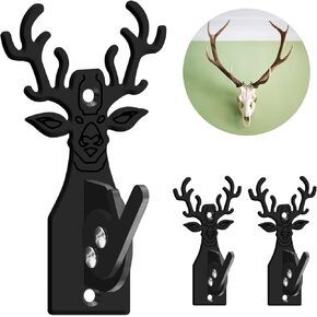 European Mount Skull Hanger, Upgraded Adjustable Skull Wall Mount Hanger for Hanging Deer Head, Pronghorn and Other Smaller Skulls, Suitable for Indoor or Outdoor Use 1 Pack