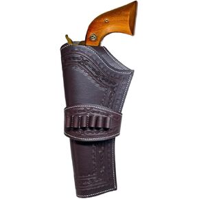 The Wild Hog Hybrid Gun Holster Hand Stitched and Ammo Loops with Leg tie Premium Quality