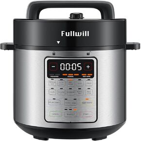 Electric Pressure Cooker Uni 6qt, 9-in-1 Multi-Functional Slow Cooker, Rice Cooker, Yogurt Maker, Cake Maker, Sauté Pan, Steamer, Food Warmer, Soup Maker