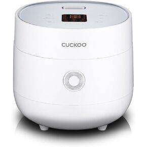 CUCKOO CR-0375FG 3 Cup (Uncooked) / 6 Cup (Cooked) Micom Rice Cooker & Warmer with Nonstick Inner Pot, 10 Menu Modes, LCD Display, Fuzzy Logic Tech, Auto Clean (Gray)