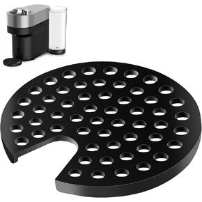 MS-624913 شبكة لصانع القهوة، أسود، صينية تنقيط شبكية مسند للأكواب لـ Krups Nespresso Vertuo Next، Nexpresso Vertuo Next Grinder