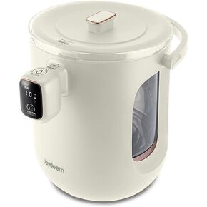 Joydeem Hot Water Dispenser, Glass Water Boiler and Warmer, 5 Keep Warm Temperature Settings, Support ℉ & ℃, 3L/101Oz/12 Cups, JD-DSP203, White