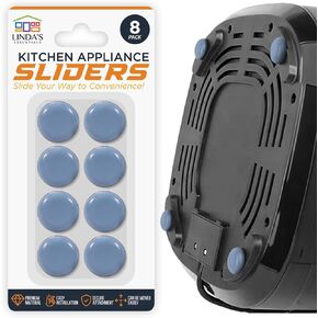 Appliance Sliders for Kitchen Appliances (16 Pack) Small Appliance Slider, Kitchen Appliance Sliders for Countertop, Self Adhesive, Easy to Move, Kitchen Adhesive Countertop Appliance Slider