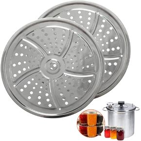2Pack Canner Rack for Pressure Canner, 11-Inch Stainless Steel Pressure Cooker Rack, Compatible with Presto, All-American and More