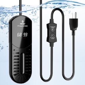 Aquarium Heater, 800W Submersible Fish Tank Heater with Induction Heating(IH) Systems and Temperature Controller for Freshwater Saltwater, LED Display, Explosion(No Glass) for 120-230 Gal