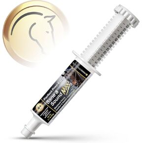 Perfect Prep EQ Sane and Sound MAX Horse Calming Paste, Long-Acting, Max Strength Calming for Soundness and Anxiety, Show Safe, 60cc