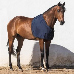 Horse Shoulder Guard Anti-Rub Vest for Horses Match with Stable Rug or Turnout Rug Navy Medium Cob