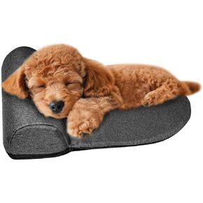 Dog Pillows for Medium Dogs, Dog Neck Pillow for Head Support, Washable Dog Bolster Pillow Good for Cervical Vertebra Portable Dog Bed Pillows for Joint Relief Sleeping Improve