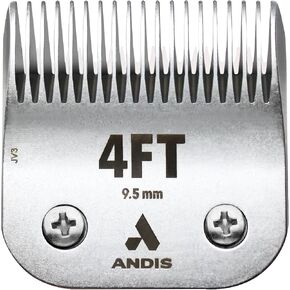 Andis 560194 CeramicEdge Clipper Blade #4FT 24T Upper / 17T Lower, Stainless Steel