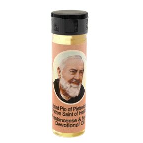 Lovely Saint Pio of Pietrelcina Scented Devotional Oil | Meditative Scented Oil | Soothing for Contemplative prayer and worship | Great gift for first communion or confirmation