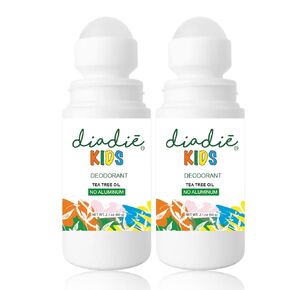 Kids Natural Deodorant Rollon for Kids, Boys or Girls and Teens I Aluminum-Free, Paraben-Free 4.2 oz, 2 Pack