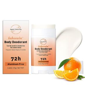 Deodorant Women, Natural Deodorant for Women & Men, Mens Deodorant Antiperspirant, Deodorant Men, 72 Hour Invisible Sweat and Odor Protection, Aluminium Free, Clean Tangerine, Sensitive Skin