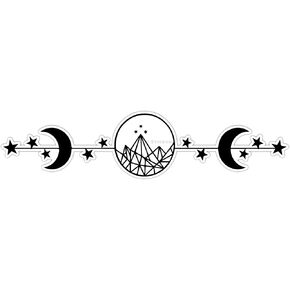 ملصق نجوم القمر المجسم ACOTAR Velaris، ملصق Bookish Kindle، سلع قارئ ACOTAR، ملصق Velaris، محبي الكتب الخيالية، ملصق جمالي in Kuwait