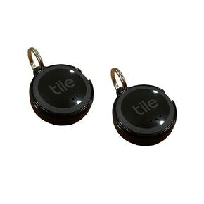 Case for Tile Sticker. MADE IN USA. Holder to attach Tile tracker to your pet's collar, keys, and more! Snap-in design holds the Bluetooth item finder. Track your dog or cat. (2024 Tile Sticker Case, Black, 2-pack)