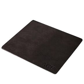 Customized Leather Mouse Pad | WFH | Personalized Monogrammed Initials | 7.5 x 9 In. | Classic | High Quality | Brown, Black, Tan, Gray & Red | Great Gift | Genuine Leather | Made In USA | Ships Free