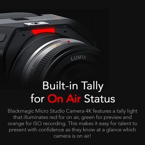 حزمة كاميرا Blackmagic Design Micro Studio 4K G2 مع بطارية LP-E6 وكابل SDI مقاس 6 بوصات وكابل SDI مقاس 25 بوصة وروابط كابل (5 قطع) in Kuwait