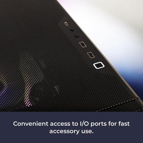 iBUYPOWER Slate 8 MESH Gaming PC Computer Desktop SMI7N47S01 (Intel Core i7 14700F CPU, NVIDIA GeForce RTX 4070 Super 12GB GPU, 16GB DDR5 Non-RGB 5200MHz RAM, 2TB NVMe, WiFi Ready, Windows 11 Home) in Saudi Arabia