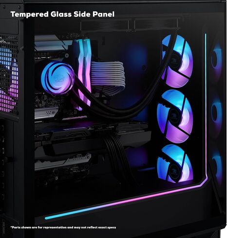 iBUYPOWER Slate 8 MESH Gaming PC Computer Desktop SMI7N47S01 (Intel Core i7 14700F CPU, NVIDIA GeForce RTX 4070 Super 12GB GPU, 16GB DDR5 Non-RGB 5200MHz RAM, 2TB NVMe, WiFi Ready, Windows 11 Home) in Saudi Arabia