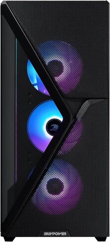 iBUYPOWER Slate 8 MESH Gaming PC Computer Desktop SMI7N47S01 (Intel Core i7 14700F CPU, NVIDIA GeForce RTX 4070 Super 12GB GPU, 16GB DDR5 Non-RGB 5200MHz RAM, 2TB NVMe, WiFi Ready, Windows 11 Home) in Saudi Arabia