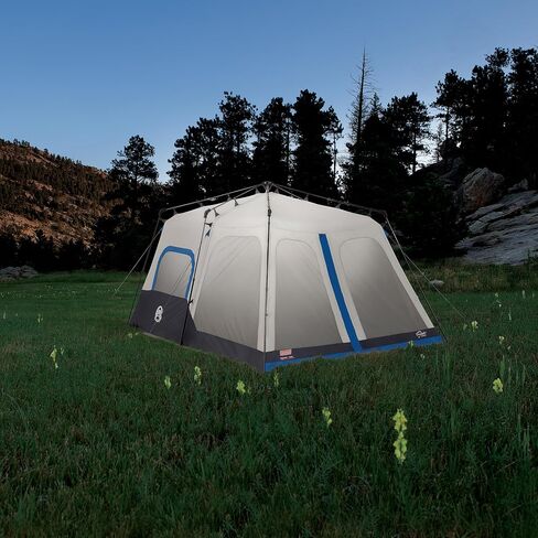 Coleman Cabin Tent with 1-Minute Setup, 4/6/8/10 Person Instant Tent with Weatherproof Floor, Pre-Attached Poles, Air Vent, & Carry Bag in Saudi Arabia