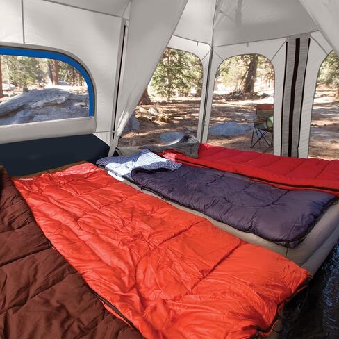 Coleman Cabin Tent with 1-Minute Setup, 4/6/8/10 Person Instant Tent with Weatherproof Floor, Pre-Attached Poles, Air Vent, & Carry Bag in Saudi Arabia