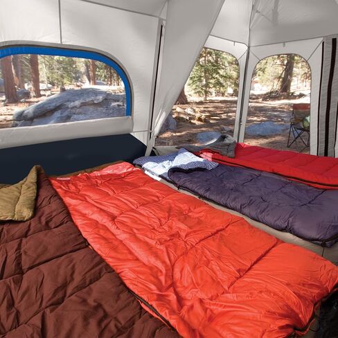 Coleman Cabin Tent with 1-Minute Setup, 4/6/8/10 Person Instant Tent with Weatherproof Floor, Pre-Attached Poles, Air Vent, & Carry Bag in Saudi Arabia