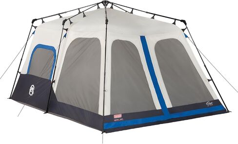 Coleman Cabin Tent with 1-Minute Setup, 4/6/8/10 Person Instant Tent with Weatherproof Floor, Pre-Attached Poles, Air Vent, & Carry Bag in Saudi Arabia