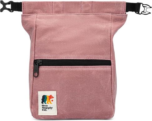 Kulshan Bouldering Bucket, Large Size Chalk Bag for Rock Climbing, Chalk Pot with Magnetic Roll Down Closure, Brush Loop, Zippered Pockets for Climbers, Weightlifting in Saudi Arabia