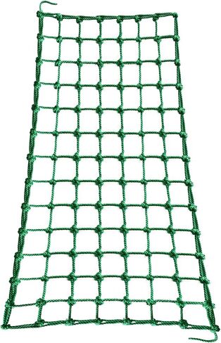 Outdoor & Indoor Premium Climbing Net - 8 Sizes Polyester Fiber. Easy Install with Extras. Handcrafted & Practical. Ideal Gift. (3ft x 6ft) in Saudi Arabia
