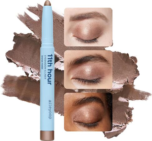 ALLEYOOP 11th Hour Cream Eye Shadow Sticks - Espresso Self (Matte) - Award-winning Eyeshadow Stick - Smudge-Proof and Crease Proof for Over 11 Hours - Easy-To-Apply and Compact for Travel, 0.05 Oz in Kuwait