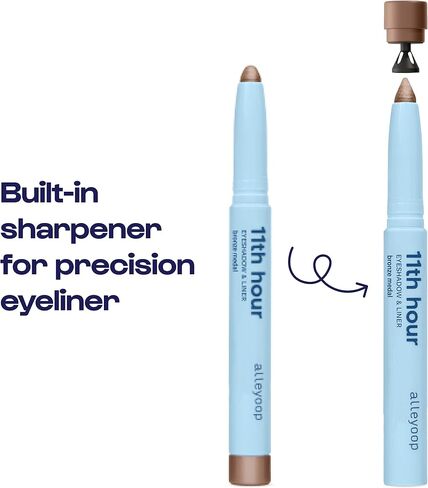 ALLEYOOP 11th Hour Cream Eye Shadow Sticks - Espresso Self (Matte) - Award-winning Eyeshadow Stick - Smudge-Proof and Crease Proof for Over 11 Hours - Easy-To-Apply and Compact for Travel, 0.05 Oz in Kuwait