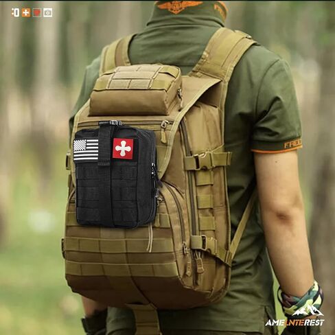 Survival Kits, 174Pcs Survival Gear First Aid Kit IFAK with Molle System Essential Camping Gear Emergency Medical Supplies for Car Fishing Hunting Outdoor Adventure in Saudi Arabia
