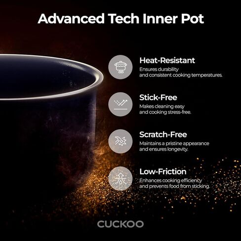 CUCKOO CR-0375FG 3 أكواب (غير مطبوخة) / 6 أكواب (مطبوخة) جهاز طهي الأرز ميكوم وسخان مع وعاء داخلي غير لاصق، 10 أوضاع للقائمة، شاشة LCD، تقنية المنطق الضبابي، التنظيف التلقائي (رمادي) in Kuwait
