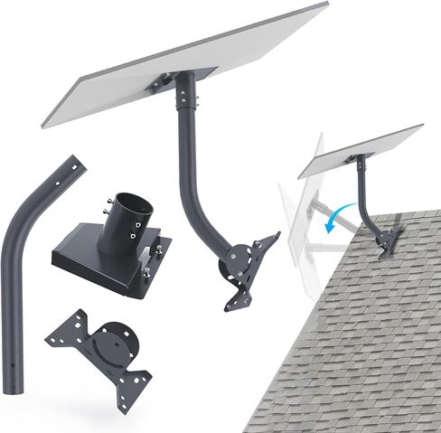 Starlink Gen 3 Mount,Compatible with Starlink Standard V3 for Starlink Gen 3 Standard Dish Antennas,Starlink Standard V3 Roof Mount Adapter for Pole Mounting,Wall Mounting(Gray)… in Saudi Arabia