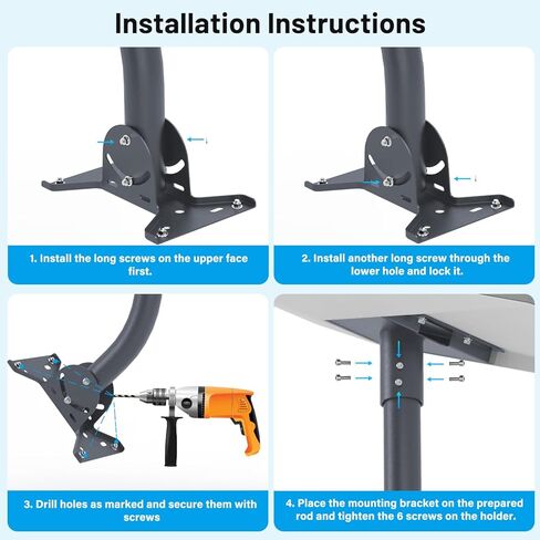Starlink Gen 3 Mount,Compatible with Starlink Standard V3 for Starlink Gen 3 Standard Dish Antennas,Starlink Standard V3 Roof Mount Adapter for Pole Mounting,Wall Mounting(Gray)… in Saudi Arabia
