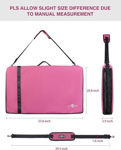 Harrison Howard Western Saddle Pad Carrier Holds Multi-Pads with Vented Sides English or Western Tack Bag Saddle Pad Bag Pink in Saudi Arabia