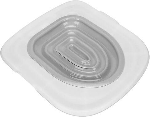 Cat Toilet Training Kit, Seat Cat Toilet Training Kit,Cat Toilet Trainer for Pet Cleaning,Cat Toilet Training Kit Universal Reusable Environmentally Friendly Cat Toilet Trainer for Pet Cleaning(Grey) in Saudi Arabia