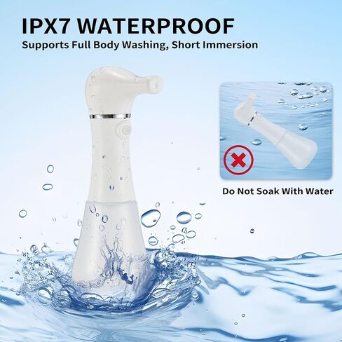 Electric Foaming Soap Dispenser,IPX7 Dog Shampoo Sprayer,400ML Capacity Pet Shower Bath Supplies Automatic Foaming Machine for Dog Deep Cleaning,Kitchen Dish Wash,Bathroom Floor Wash,Window Cleaning in Saudi Arabia