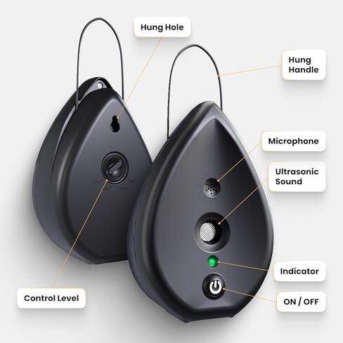 STÙNICK Anti Bark Device and 75 Feet Neighbor Dog Silencer - 3 Level Bark Box Anti Bark Device, Bark Stop Devices Ultrasonic Dog Bark Control, Outdoor Bark Deterrent in Kuwait