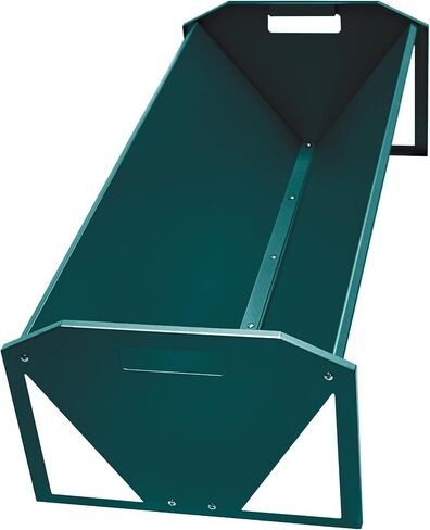 Livestock Feeding Trough 45", Heavy Duty 22 Gallon Capacity Livestock Trough, Galvanized Steel Sheep Feeder Trough for Horse, Goat, Sheep, Cattle, Cow, Pig, Alpaca in Saudi Arabia