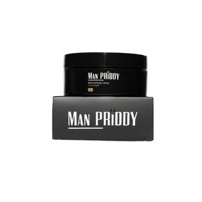 MAN PRIDDY Unscented Beard & Body Creme 2 oz; 2-in-1 Natural & organic Beard + Body Cream, Moisturizes Beard & Body, Softens Beard while promoting beard growth.