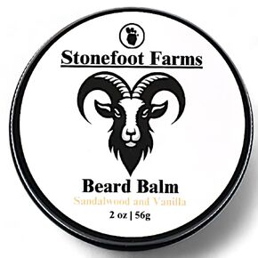 Beard Balm - Unscented - Beard Wax with Natural Oils & Butters - Leave in Conditioner and Beard Straightener for Men - Softens & Nourishes Beard and Mustache, Reduces Frizz, Shapes Beard - Made in USA