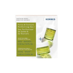 KORRES | Santorini Grape Duo regimen set | Velvet Skin Drink Face oil & Skin Cream