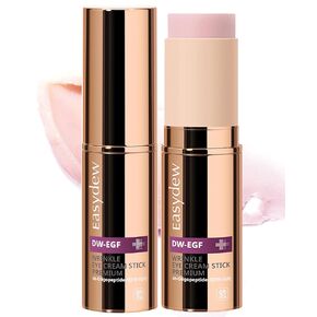 EASYDEW EGF Plumping Peptides Eye Stick Balm for Fine Lines, Wrinkles & Sagging Skin, On-the-go Dark Circle Under Eye Treatment I Not Tested on Animals, Clean K-Beauty, 8g