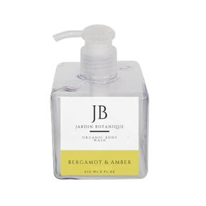 Bergamot & Amber Organic Body Wash (8 oz Bottle)