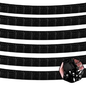 6 Pack 10 Ft Gold Foil Fringe Garland Metallic Tinsel Streamers Banner Wall Hanging Curtain Backdrop for Parade Floats, Christmas Day, Thanksgiving Day, Halloween, New Year Party Decoration in Kuwait