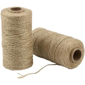 2PCS DIY Decoration Handmade Native Sisal Rope 1.5m Creative Household Goods Handmade Sisal Rope Used for Gift Wrapping Gardening Holiday Packing Materials Room Decoration Binding